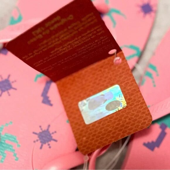 A17 | Havaianas NWT Fantasia Flip Flops (Pink Lemonade) - Picture 3 of 4